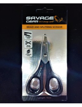 Savage Gear Braid and Splitring Scissors 11 cm Makas