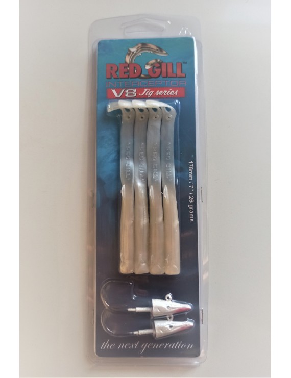 Red Gill V8 18cm 26gr Silver Pearl